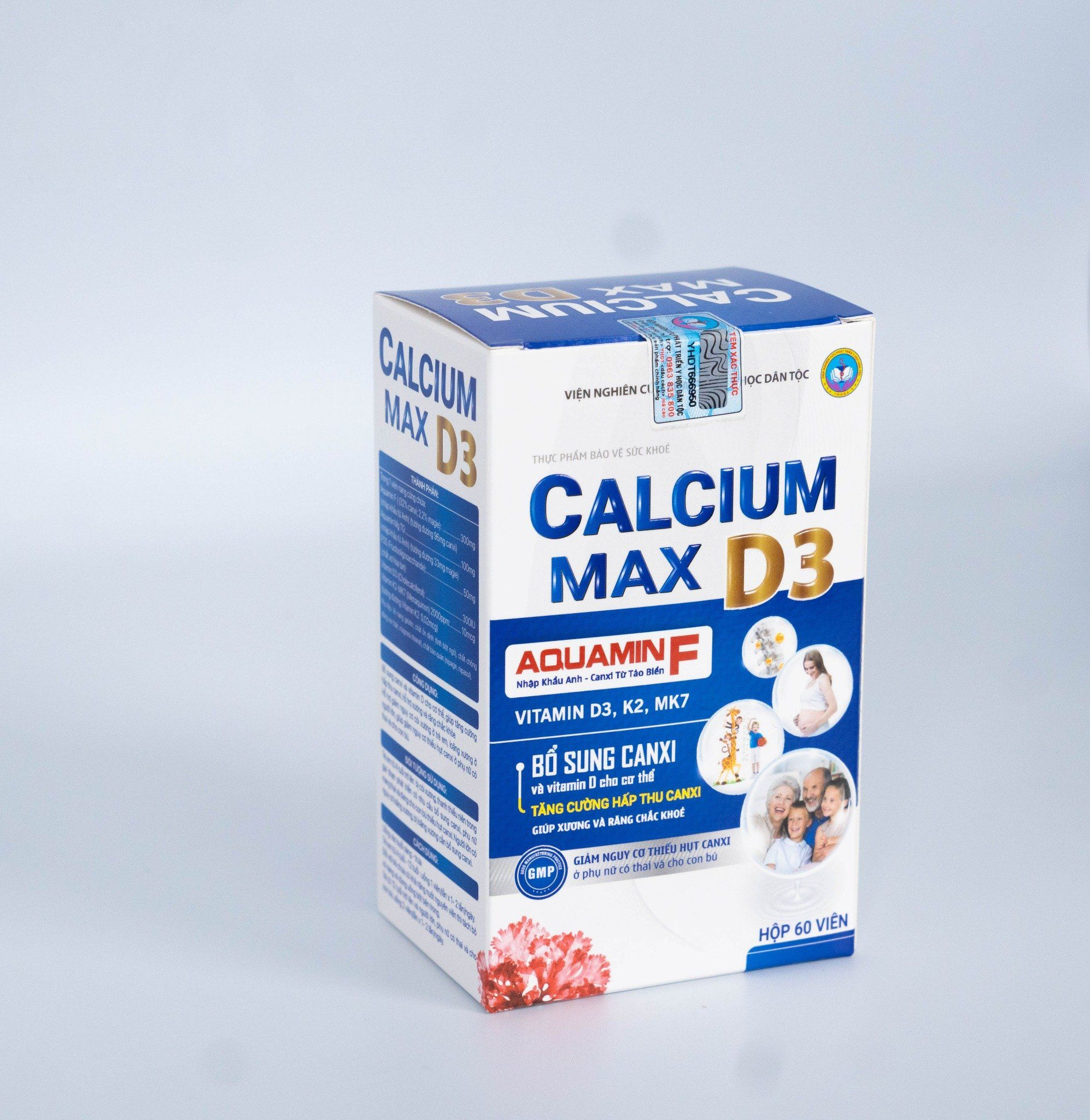Canxi hữu cơ Calcium Max D3